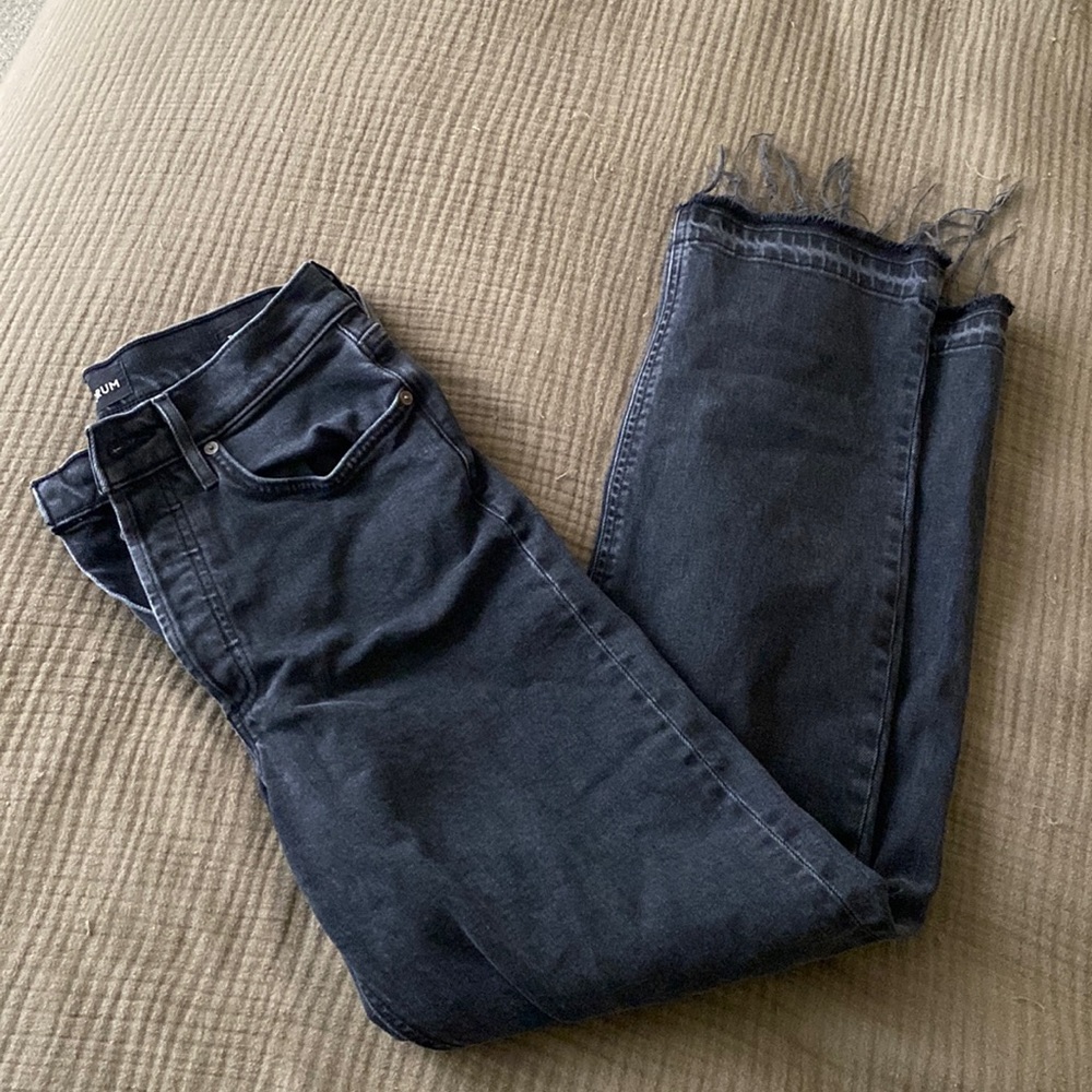 Aritzia Denim Forum The Arlo High Rise Straight Jeans